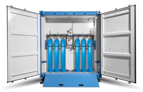 Adsorption oxygen cylinder filling stations