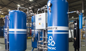 Grasys nitrogen adsorption unit supplied to an iron-and-steel plant