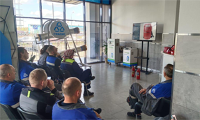 Simulated fire exercised at the R&P Co. Grasys manufacturing facility 
